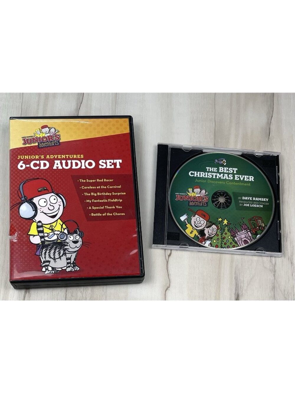 Dave Ramsey's Junior's Adventures 6-CD Audio Set + The Best Christmas Ever